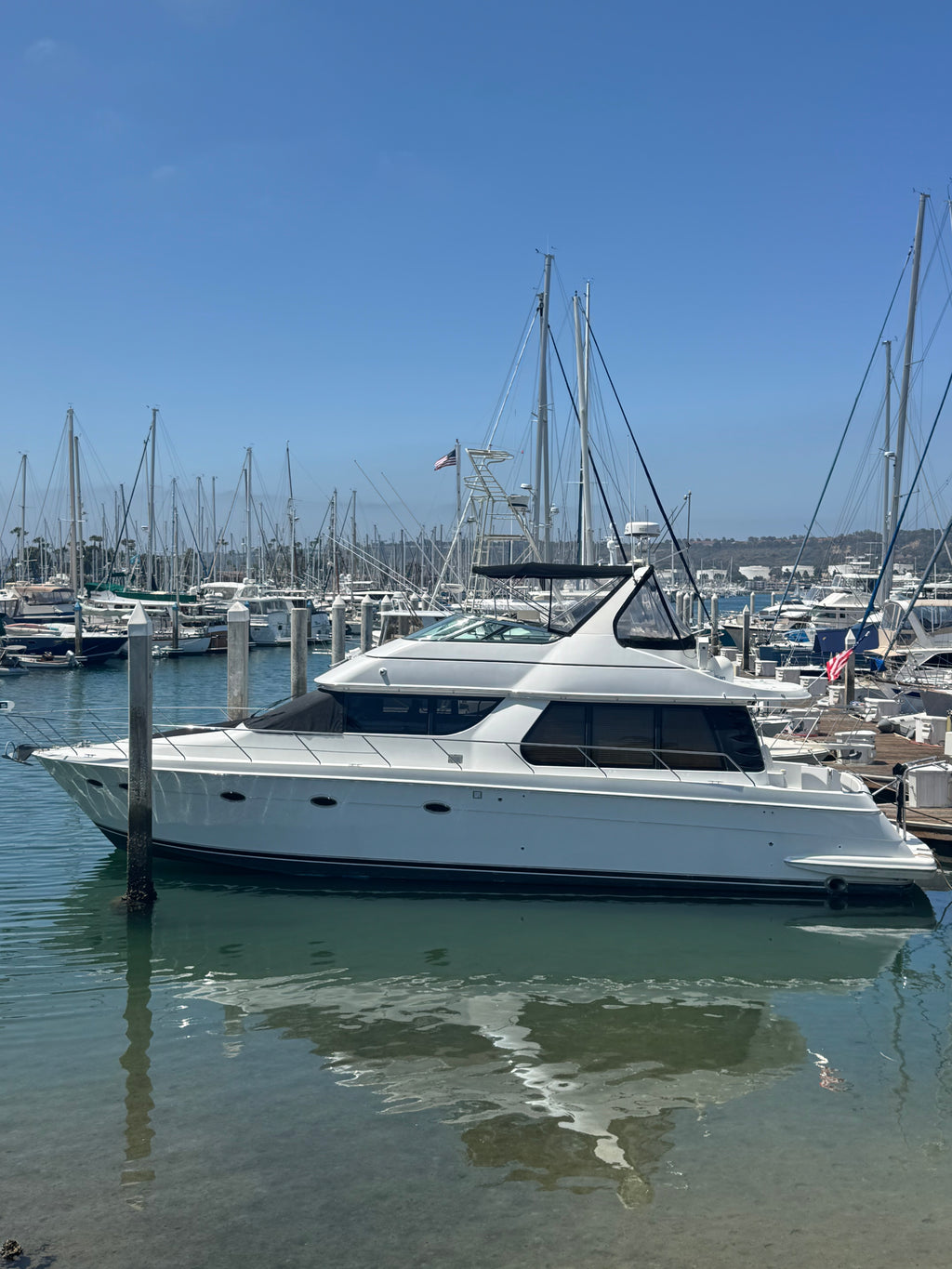 2000 Carver 530 Voyager Pilothouse... Located at our docks at 2353 Shelter Island, San Diego, Ca... Offered By Yacht Coast Yacht Sales