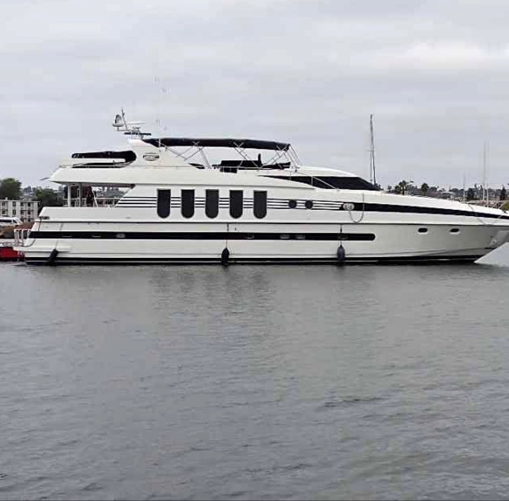 1996 92' Monte Fino Yacht... Located in San Diego... Offered by Yacht Coast Yacht Sales