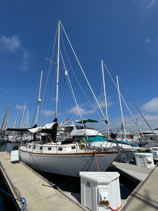 1980 Ta Shing Mason 43 Cutter...Electric Powered... Located in National City, Ca Offered By Yacht Coast Yacht Sales