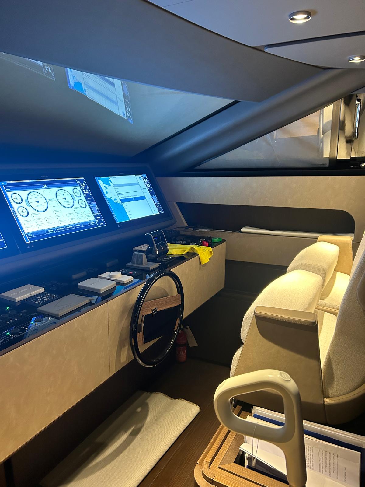 2023 Ferretti Yachts 860... Located in Valletta, Malta... Offered by Yacht Coast Yacht Sales