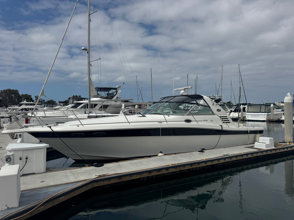 1997 Sea Ray 370 EC Caterpillar Diesel Powered... Located at the Marriott Marina Downtown San Diego, Ca... Offered by Yacht Coast Yacht Sales 2353 Shelter Island Drive, San Diego, Ca 92106