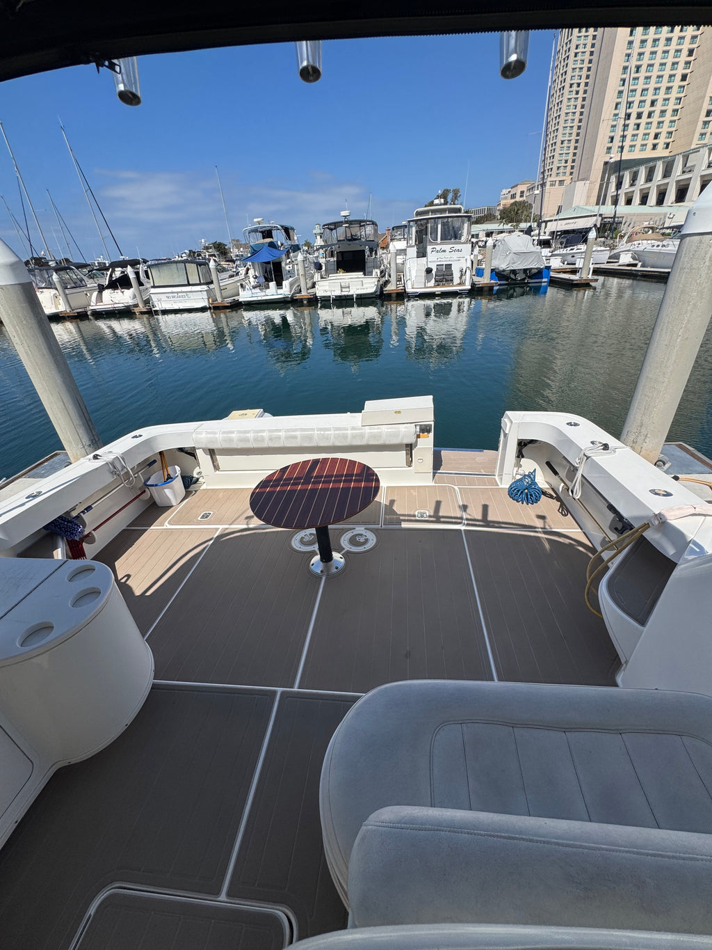 1997 Sea Ray 370 EC Caterpillar Diesel Powered... Located at the Marriott Marina Downtown San Diego, Ca... Offered by Yacht Coast Yacht Sales 2353 Shelter Island Drive, San Diego, Ca 92106