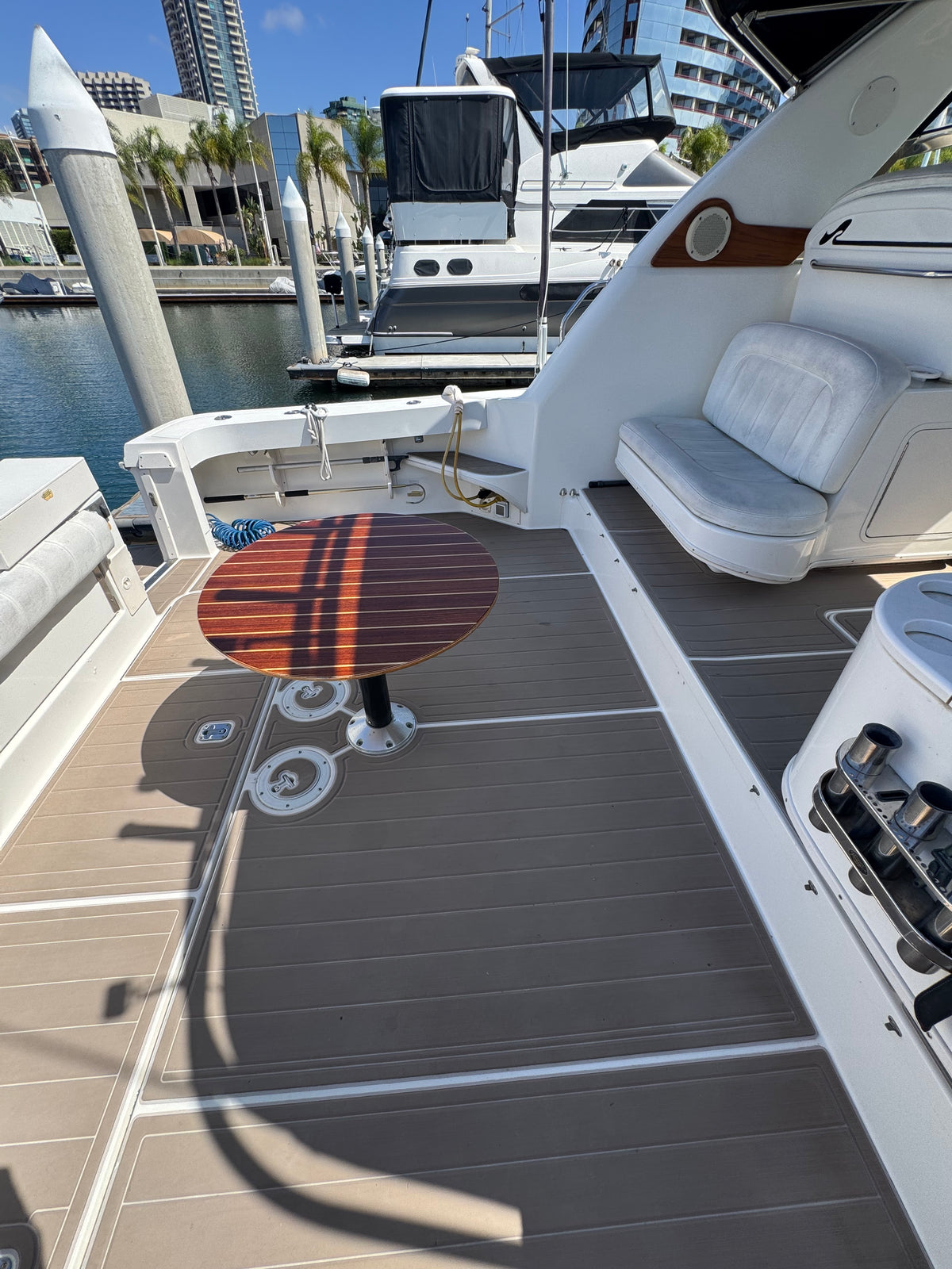 1997 Sea Ray 370 EC Caterpillar Diesel Powered... Located at the Marriott Marina Downtown San Diego, Ca... Offered by Yacht Coast Yacht Sales 2353 Shelter Island Drive, San Diego, Ca 92106