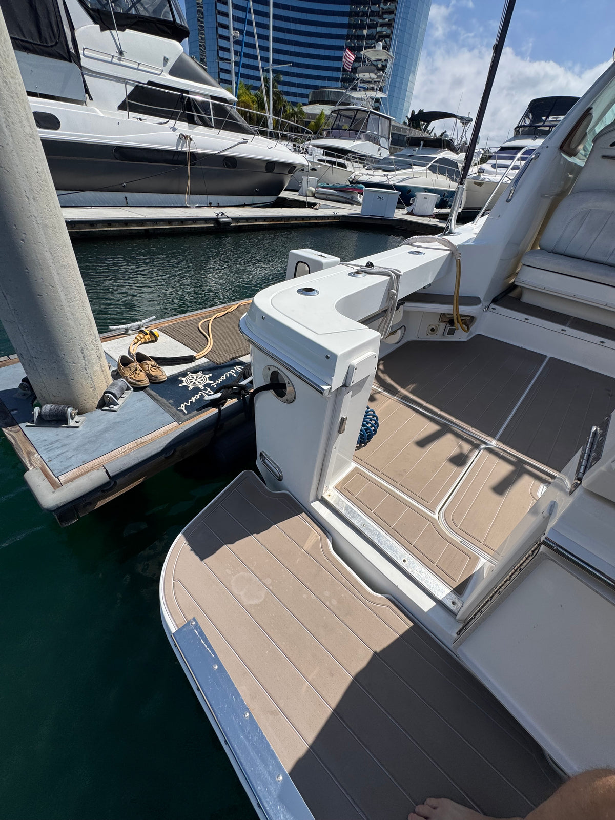 1997 Sea Ray 370 EC Caterpillar Diesel Powered... Located at the Marriott Marina Downtown San Diego, Ca... Offered by Yacht Coast Yacht Sales 2353 Shelter Island Drive, San Diego, Ca 92106