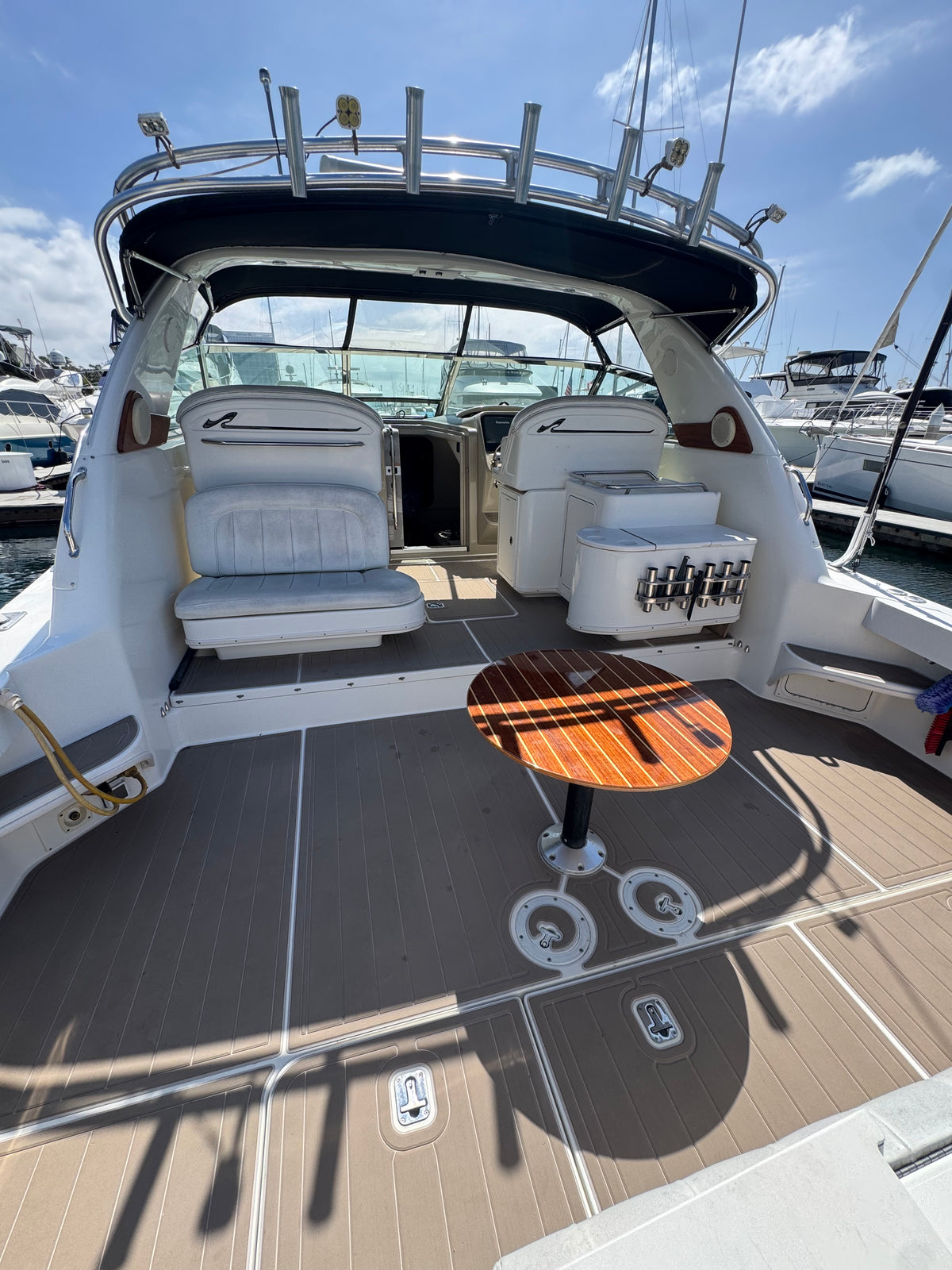 1997 Sea Ray 370 EC Caterpillar Diesel Powered... Located at the Marriott Marina Downtown San Diego, Ca... Offered by Yacht Coast Yacht Sales 2353 Shelter Island Drive, San Diego, Ca 92106