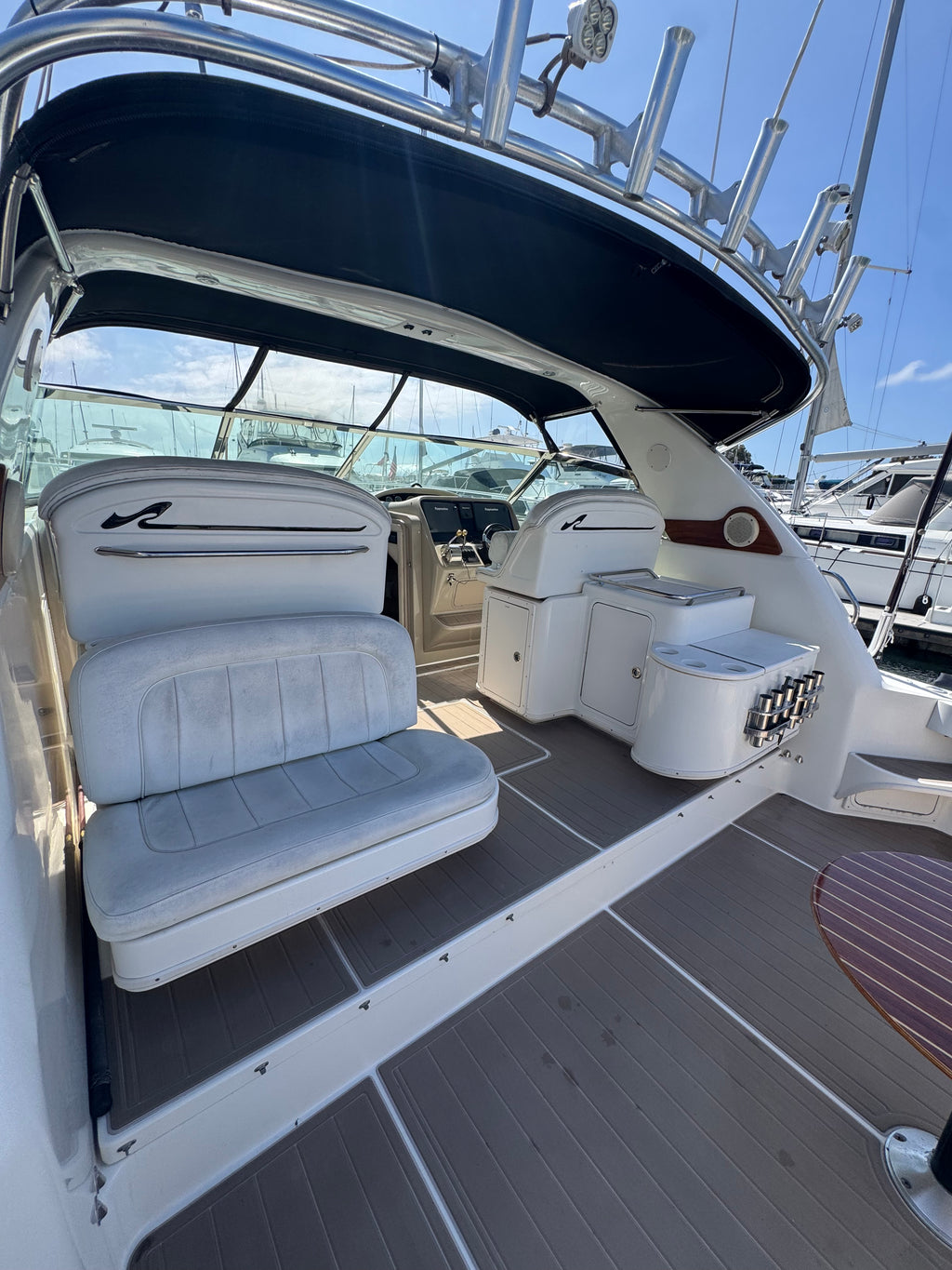 1997 Sea Ray 370 EC Caterpillar Diesel Powered... Located at the Marriott Marina Downtown San Diego, Ca... Offered by Yacht Coast Yacht Sales 2353 Shelter Island Drive, San Diego, Ca 92106