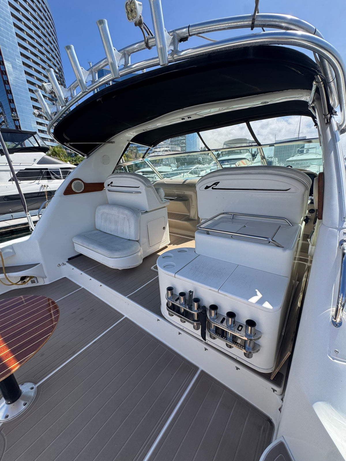 1997 Sea Ray 370 EC Caterpillar Diesel Powered... Located at the Marriott Marina Downtown San Diego, Ca... Offered by Yacht Coast Yacht Sales 2353 Shelter Island Drive, San Diego, Ca 92106