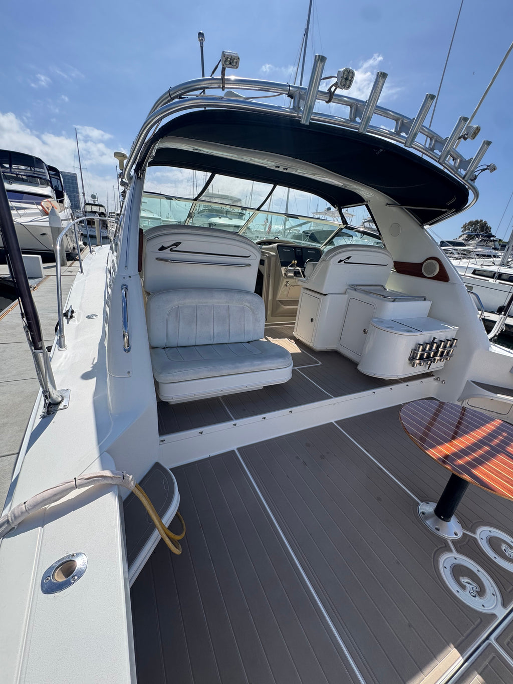 1997 Sea Ray 370 EC Caterpillar Diesel Powered... Located at the Marriott Marina Downtown San Diego, Ca... Offered by Yacht Coast Yacht Sales 2353 Shelter Island Drive, San Diego, Ca 92106