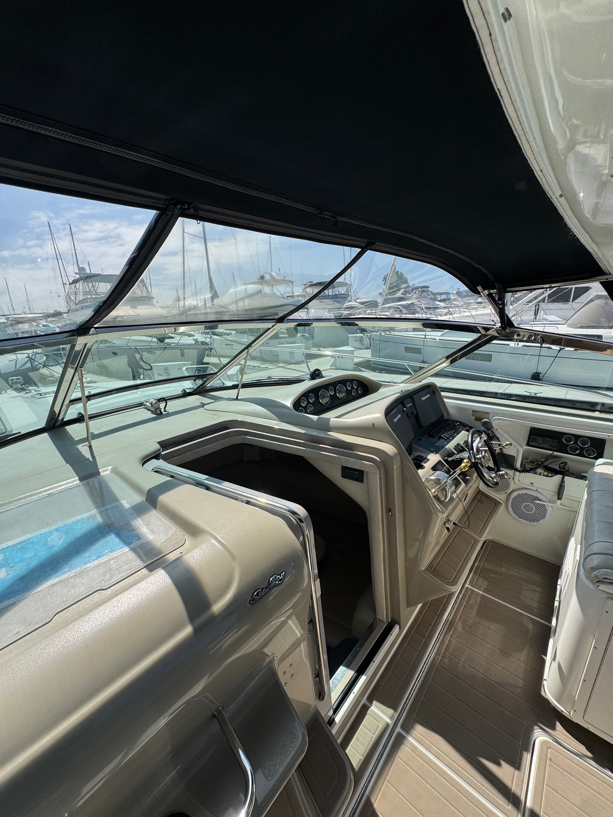 1997 Sea Ray 370 EC Caterpillar Diesel Powered... Located at the Marriott Marina Downtown San Diego, Ca... Offered by Yacht Coast Yacht Sales 2353 Shelter Island Drive, San Diego, Ca 92106
