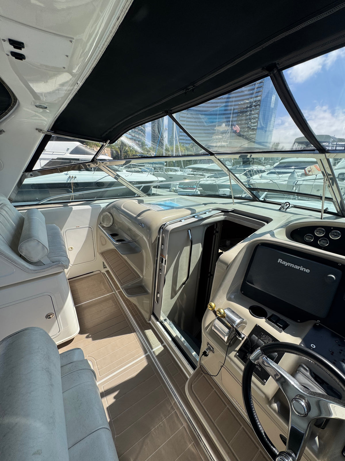 1997 Sea Ray 370 EC Caterpillar Diesel Powered... Located at the Marriott Marina Downtown San Diego, Ca... Offered by Yacht Coast Yacht Sales 2353 Shelter Island Drive, San Diego, Ca 92106