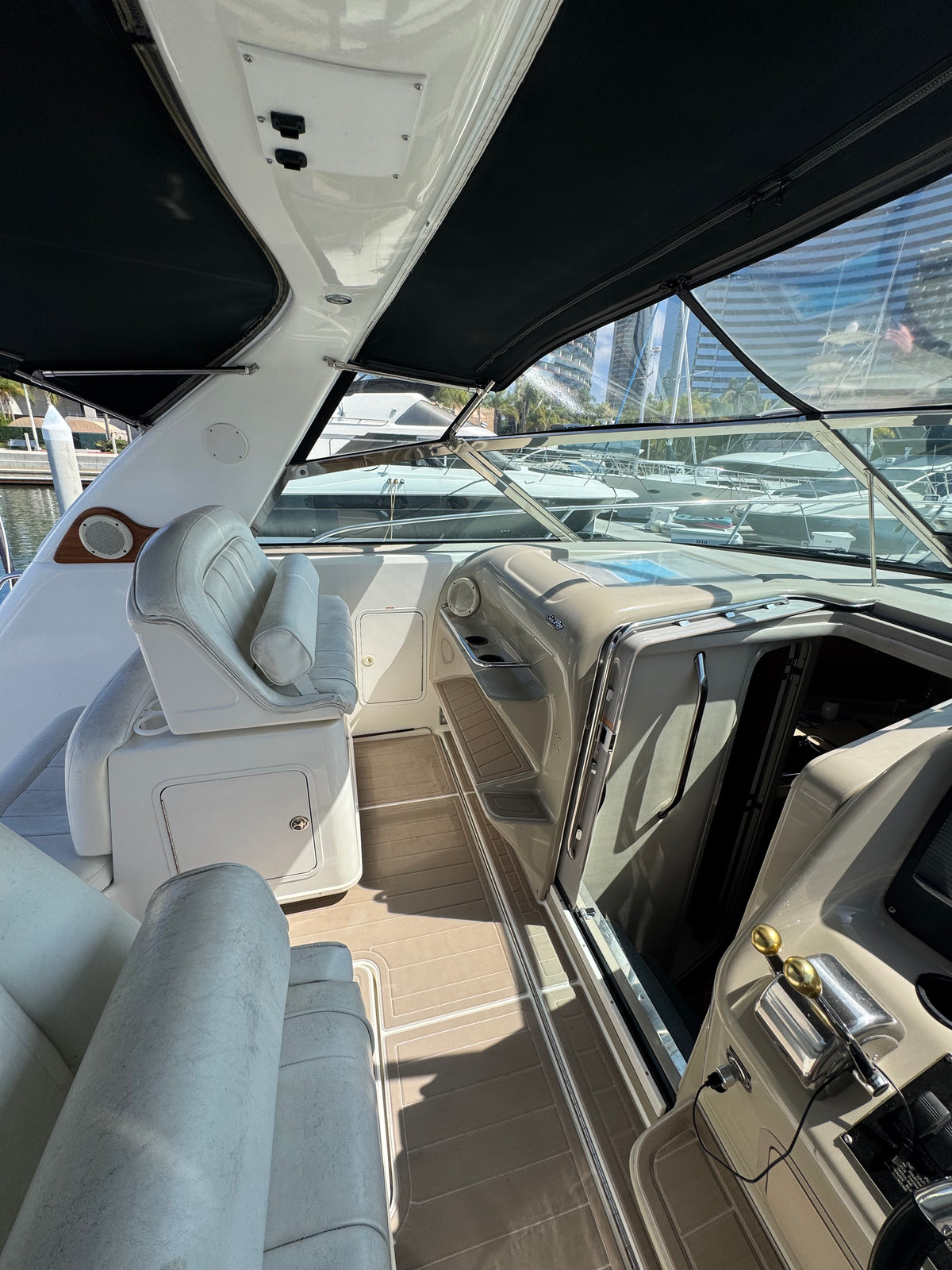1997 Sea Ray 370 EC Caterpillar Diesel Powered... Located at the Marriott Marina Downtown San Diego, Ca... Offered by Yacht Coast Yacht Sales 2353 Shelter Island Drive, San Diego, Ca 92106