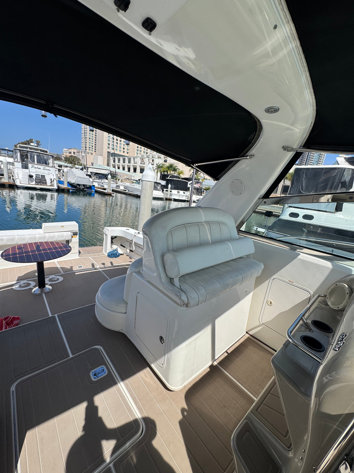 1997 Sea Ray 370 EC Caterpillar Diesel Powered... Located at the Marriott Marina Downtown San Diego, Ca... Offered by Yacht Coast Yacht Sales 2353 Shelter Island Drive, San Diego, Ca 92106