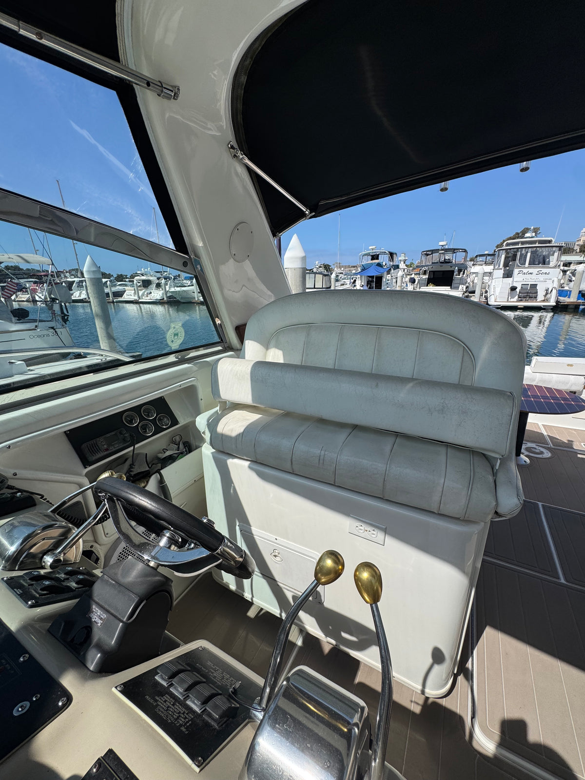 1997 Sea Ray 370 EC Caterpillar Diesel Powered... Located at the Marriott Marina Downtown San Diego, Ca... Offered by Yacht Coast Yacht Sales 2353 Shelter Island Drive, San Diego, Ca 92106