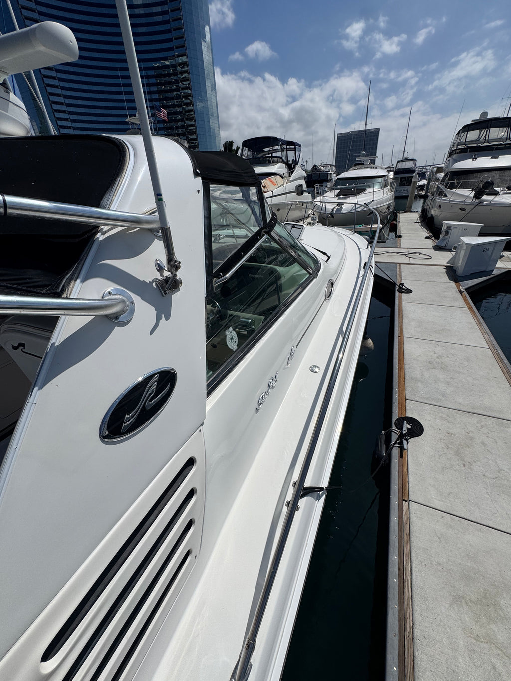 1997 Sea Ray 370 EC Caterpillar Diesel Powered... Located at the Marriott Marina Downtown San Diego, Ca... Offered by Yacht Coast Yacht Sales 2353 Shelter Island Drive, San Diego, Ca 92106