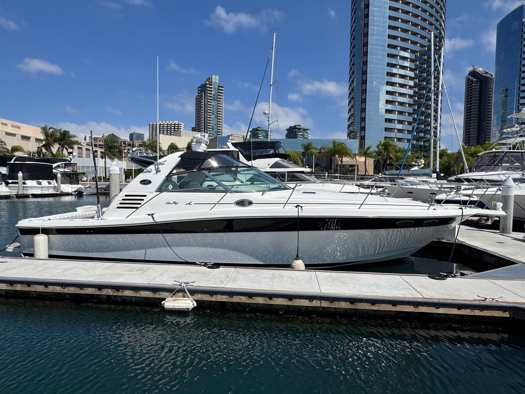 1997 Sea Ray 370 EC Caterpillar Diesel Powered... Located at the Marriott Marina Downtown San Diego, Ca... Offered by Yacht Coast Yacht Sales 2353 Shelter Island Drive, San Diego, Ca 92106
