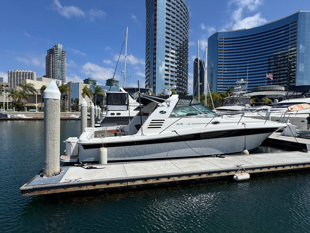 1997 Sea Ray 370 EC Caterpillar Diesel Powered... Located at the Marriott Marina Downtown San Diego, Ca... Offered by Yacht Coast Yacht Sales 2353 Shelter Island Drive, San Diego, Ca 92106
