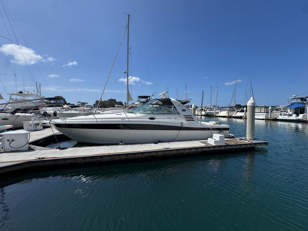 1997 Sea Ray 370 EC Caterpillar Diesel Powered... Located at the Marriott Marina Downtown San Diego, Ca... Offered by Yacht Coast Yacht Sales 2353 Shelter Island Drive, San Diego, Ca 92106