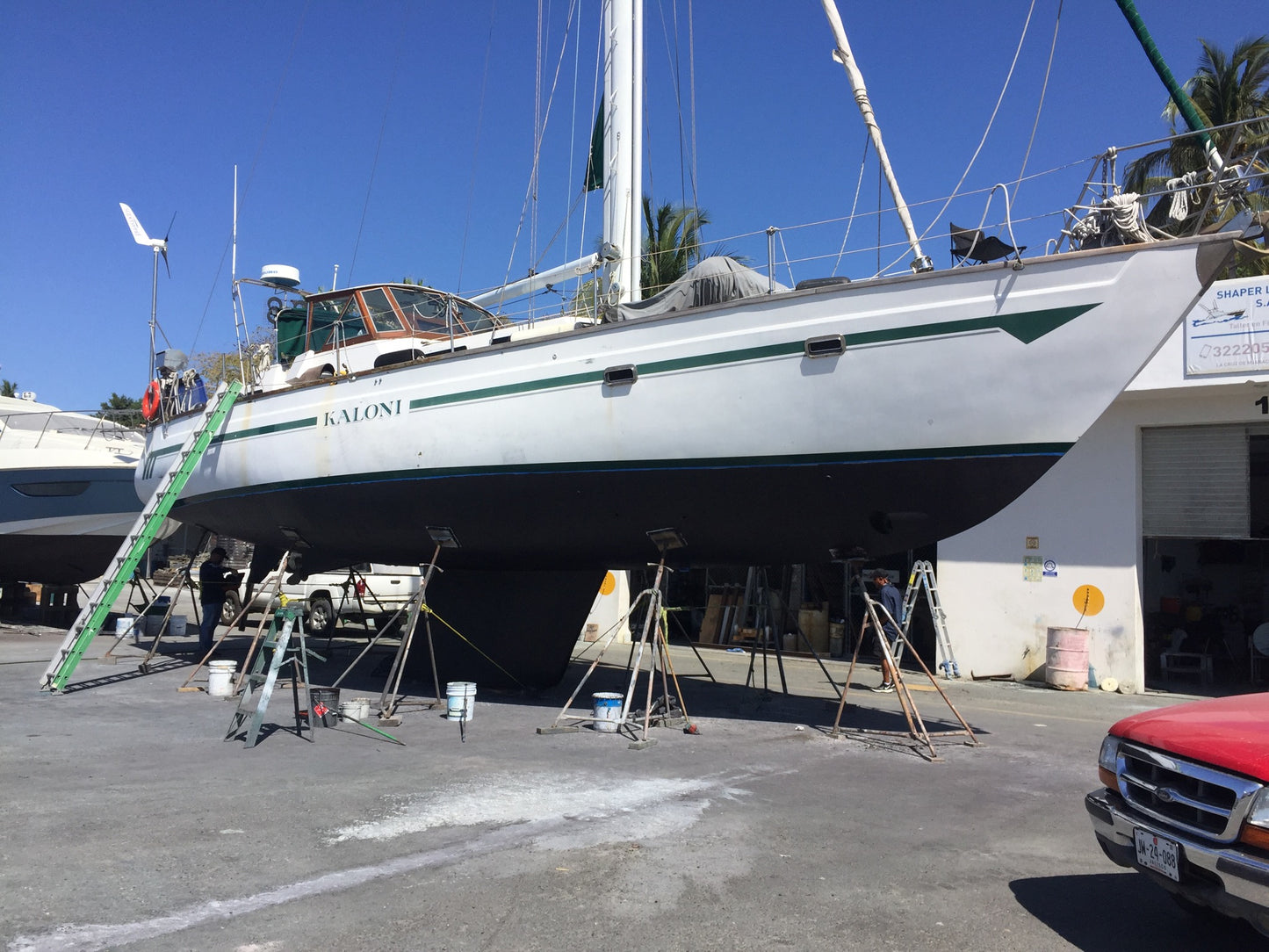 1979 48' FORBES COOPER MAPLE LEAF CENTER COCKPIT SAILBOAT. LOCATED IN ENSENADA, MEXICO