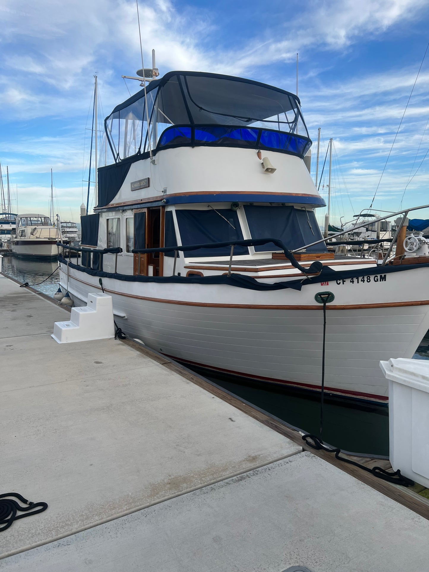 1979 36' C&L Trawler Located in Coronado, California...Offered By Yacht Coast Yacht Sales