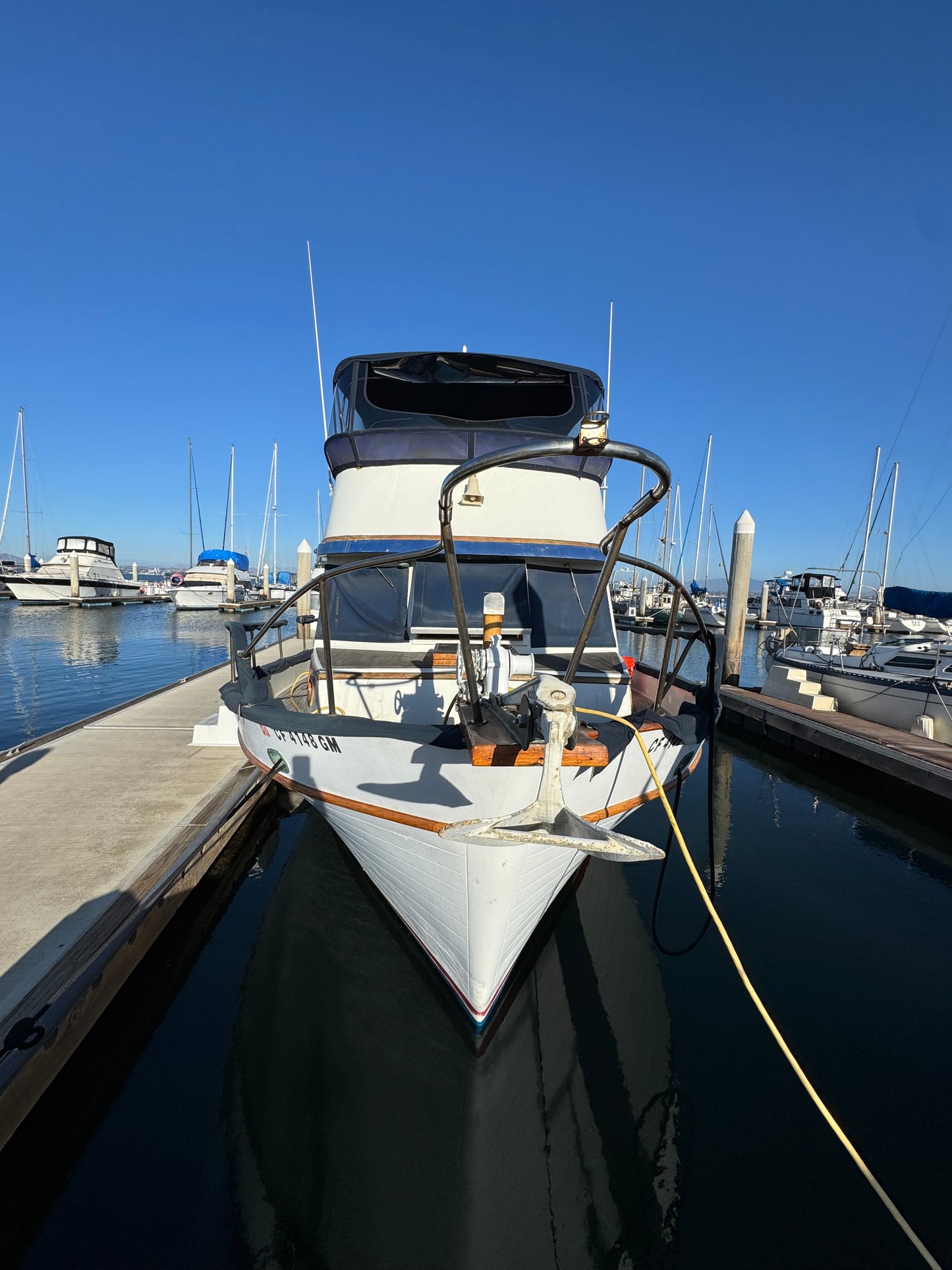 1979 36' C&L Trawler Located in Coronado, California...Offered By Yacht Coast Yacht Sales