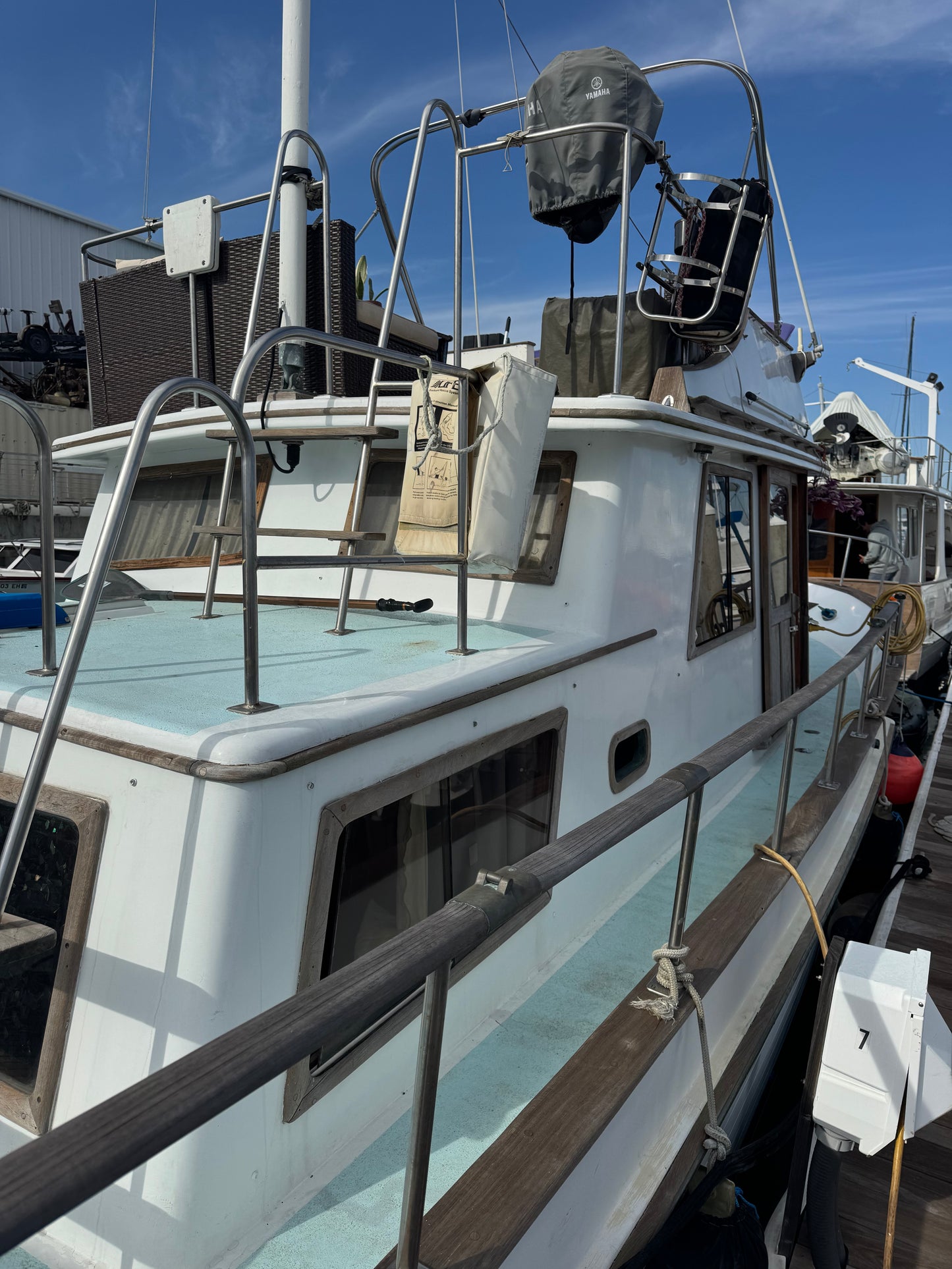 1978 34' CHB Trawler... Located on Shelter Island, San Diego, Ca... Offered by Yacht Coast Yacht Sales