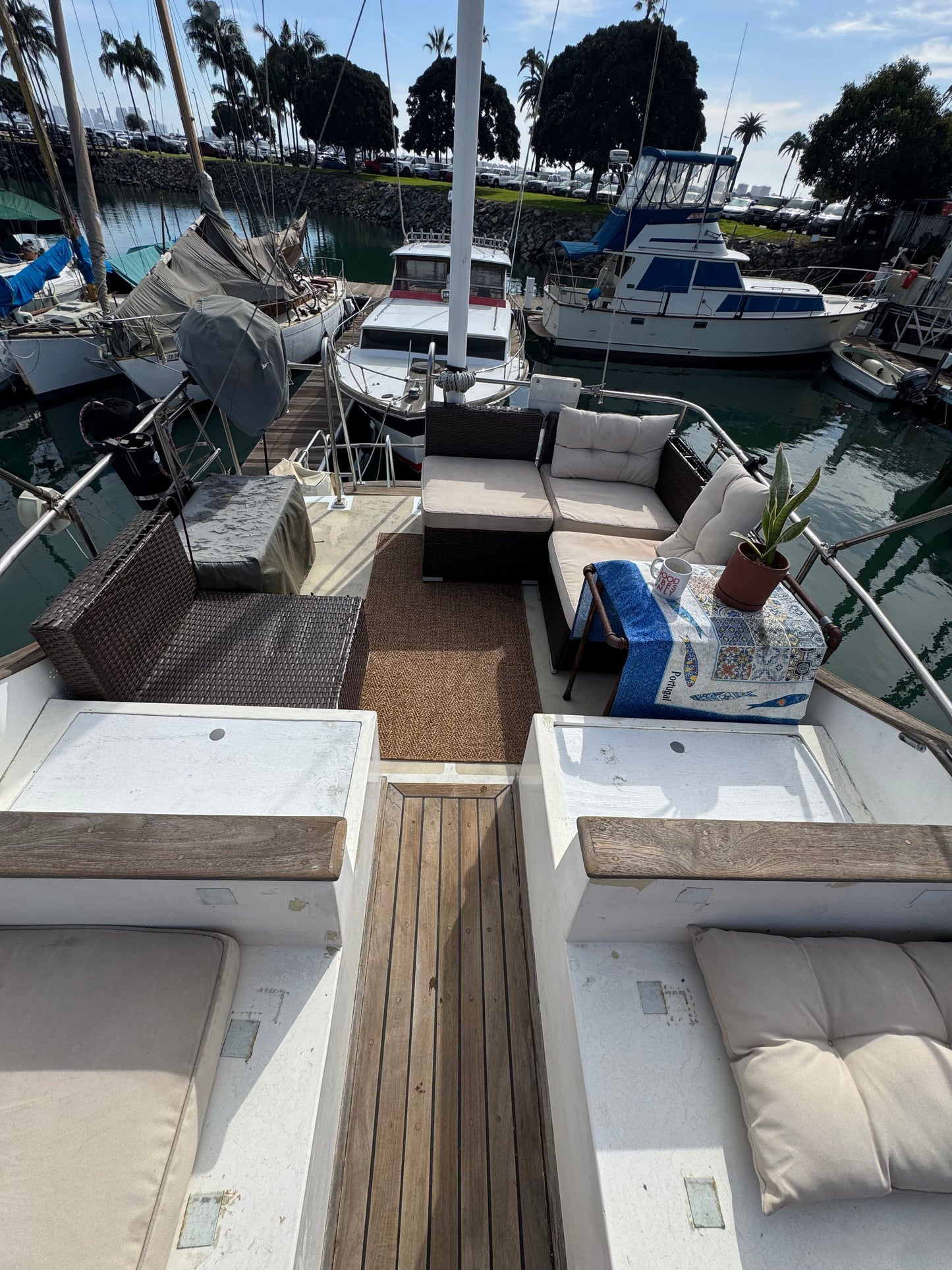 1978 34' CHB Trawler... Located on Shelter Island, San Diego, Ca... Offered by Yacht Coast Yacht Sales