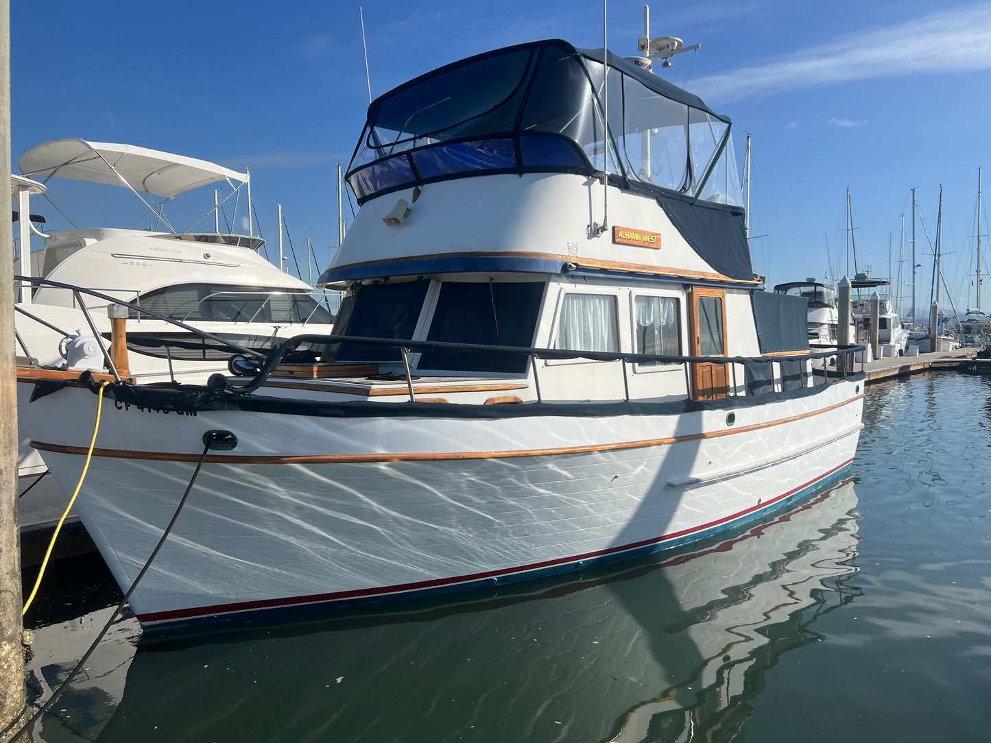 1979 36' C&L Trawler Located in Coronado, California...Offered By Yacht Coast Yacht Sales