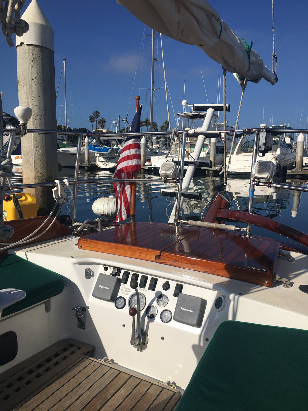 28' Custom Aft Cockpit Sailboat... Absolute pride of ownership... Located in Mission Bay...Offered by Yacht Coast Yacht Sales