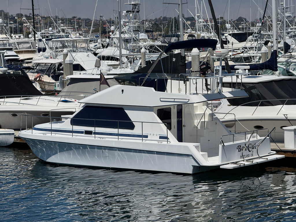 Sold! 2001 Zeta 32' Flybridge Catamaran... Located in San Diego, Ca... Offered By Yacht Coast Yacht Sales