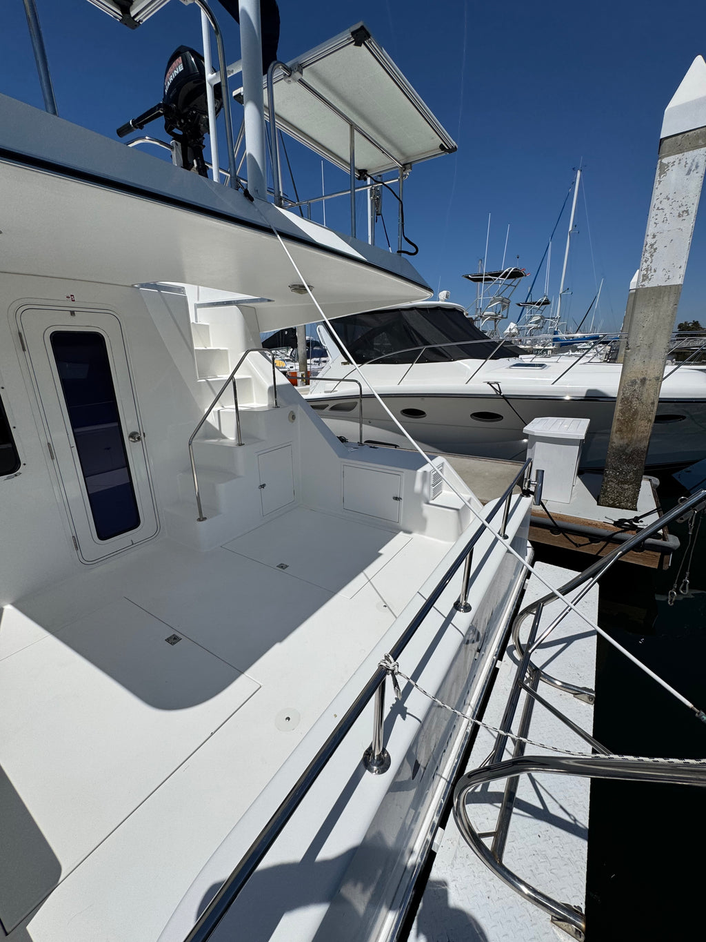 Sold! 2001 Zeta 32' Flybridge Catamaran... Located in San Diego, Ca... Offered By Yacht Coast Yacht Sales