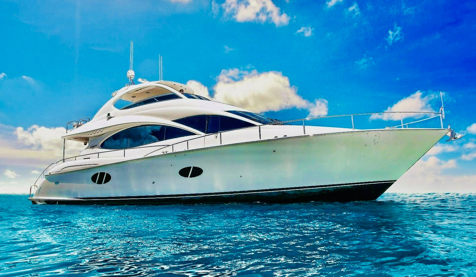 2007 68' Lazzara Yacht, LLC Owned...Located in San Diego, Ca... Offered By Yacht Coast Yacht Sales