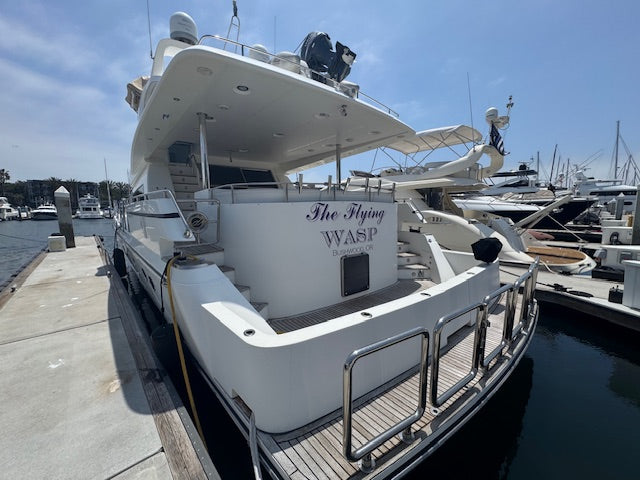 2005 Johnson 70... Located in Marina Del Ray... Offered by Yacht Coast Yacht Sales