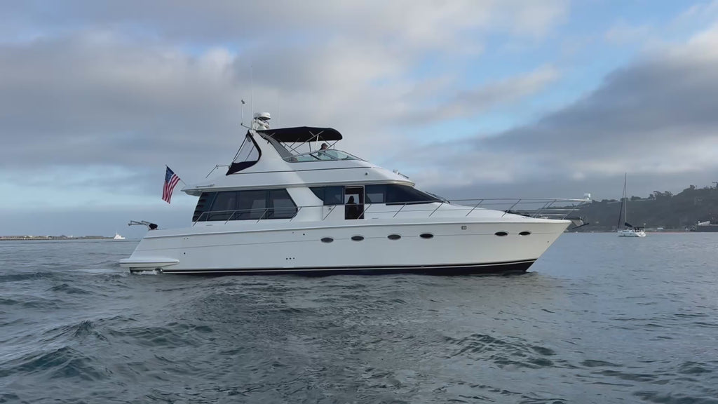 2000 Carver 530 Voyager Pilothouse... Located at our docks at 2353 Shelter Island, San Diego, Ca... Offered By Yacht Coast Yacht Sales