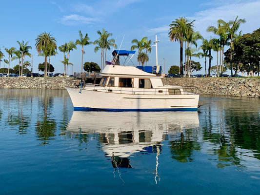 1978 34' CHB Trawler... Located on Shelter Island, San Diego, Ca... Offered by Yacht Coast Yacht Sales